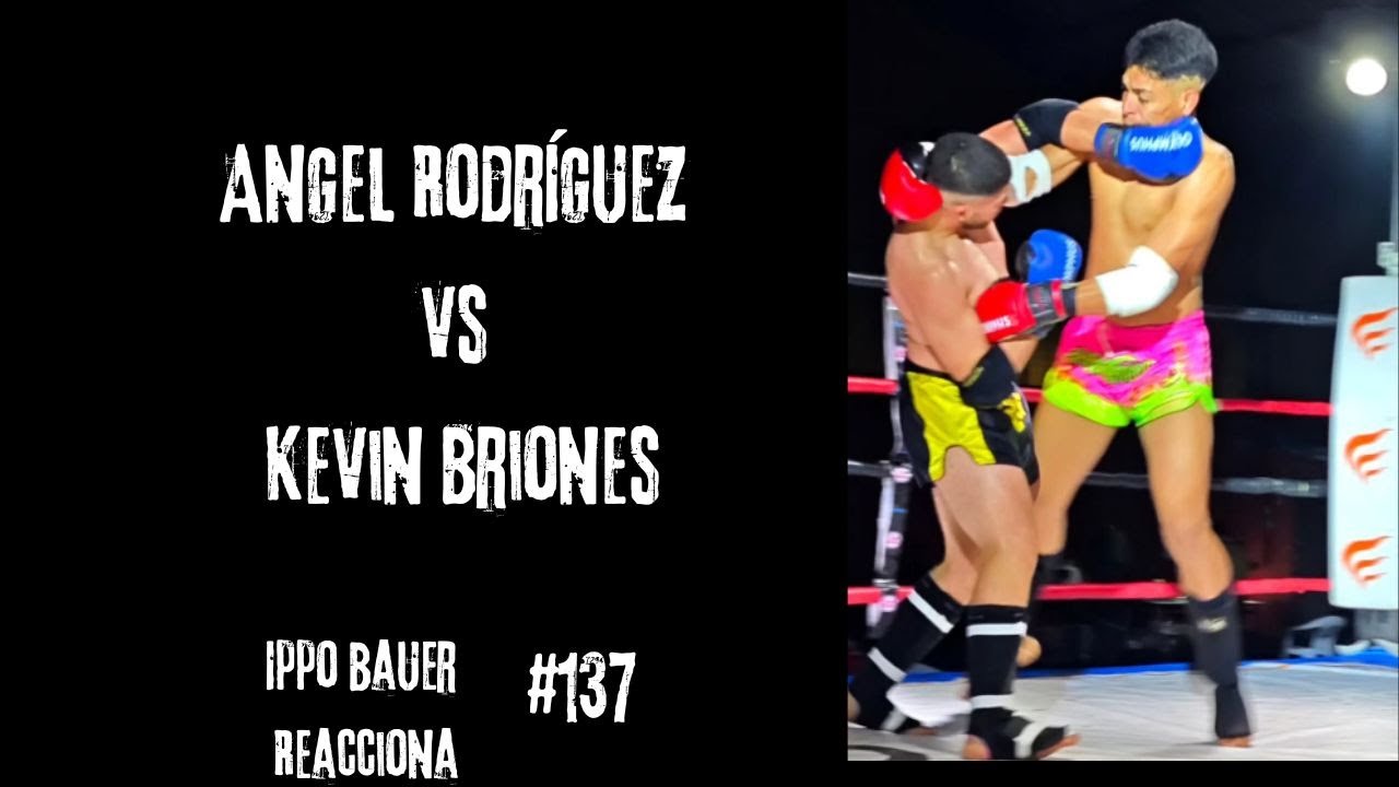 Angel Rodríguez vs Kevin Briones. Semi final titulo Muay Thai WKF. IBR 