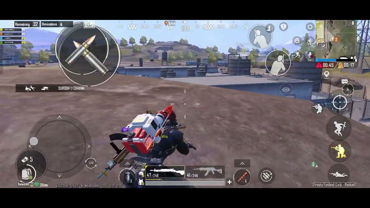 Kills 16 , PUBG CLUTCH 1V2 🔥🔥♥️ 