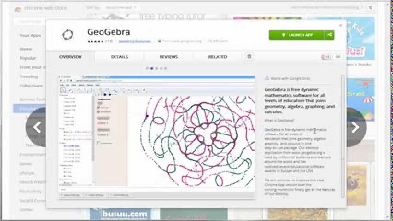GeoGebra - Chrome Web App Review
