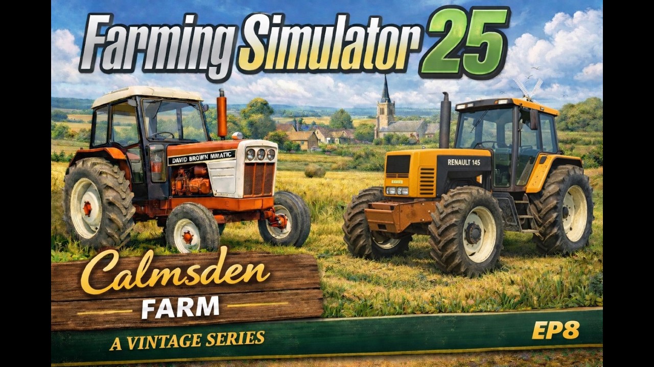 CANOLA HARVEST, LIME SPREADING & CULTIVATING - FS25 Calmsden Farm - Episode 8