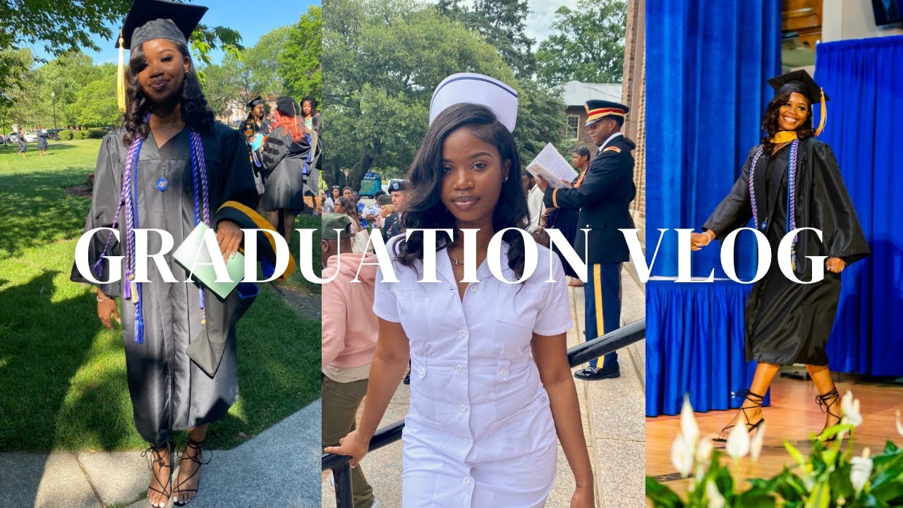 VLOG | I GRADUATED NURSING SCHOOL🩺 | PINNING CEREMONY + COMMENCEMENT + MORE | HAMPTON UNIVERSITY