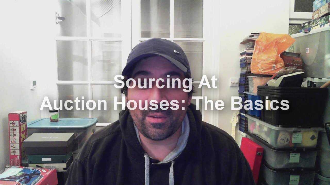 Sourcing eBay Inventory At Auction Houses- The BASICS!