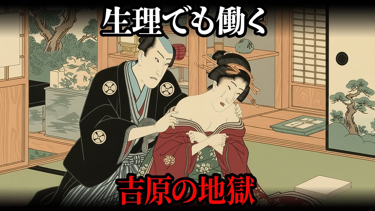 遊女は「生理中」も客を取ったのか？吉原の過酷なノルマと、血を隠して働く遊女の悲しき工夫【江戸時代の暮らし】【日本の歴史】