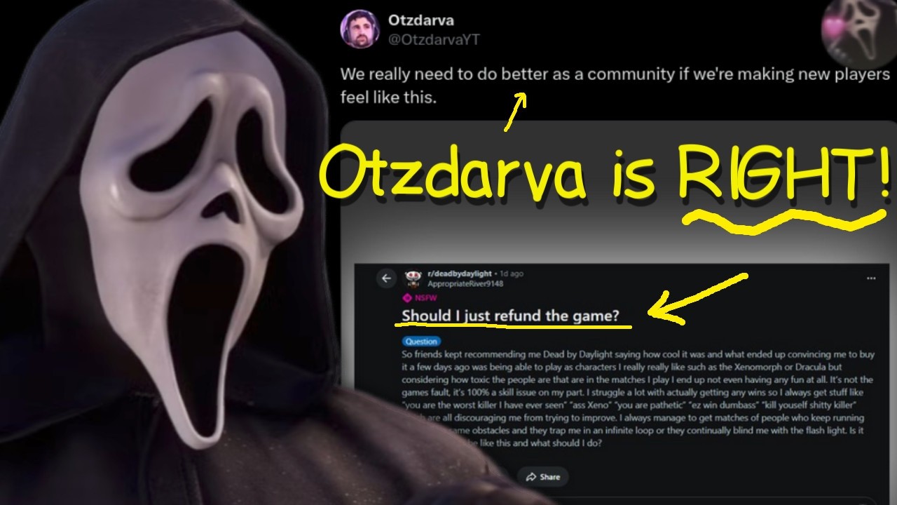 Otzdarva Is Right. The DBD Community Needs to Do Better.