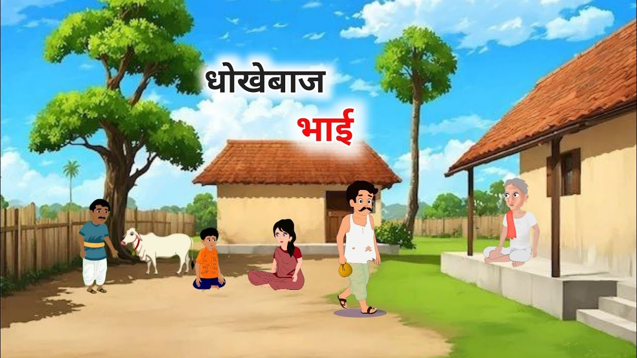 धोखेबाज भाई | dhokebaj bhai | Hindi kahani | Moral story | hindi cartoon | kahaniya | धोखेबाज