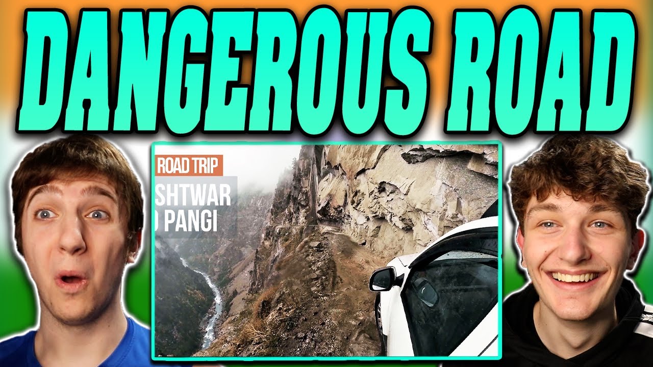 Americans React to World's Most Dangerous Road India Pangi via Kishtwar!