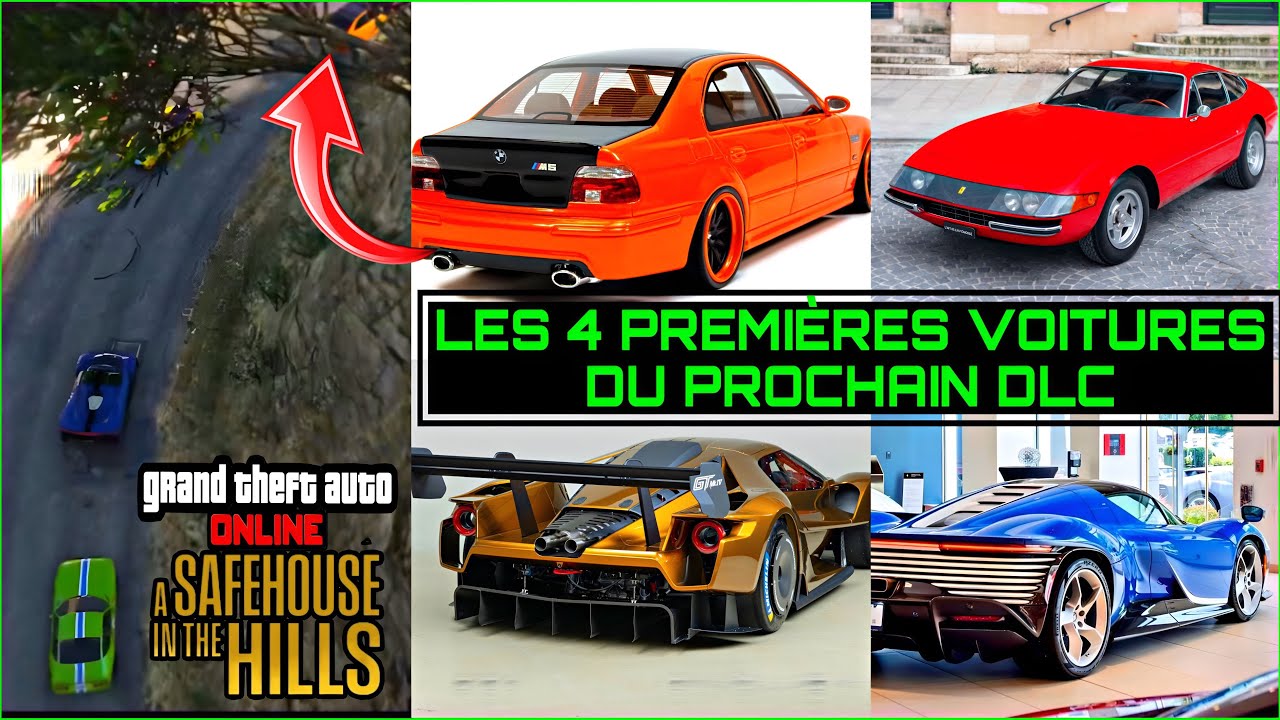 [TEASER DLC] LES 4 PREMI&Egrave;RES VOITURES DU PROCHAIN DLC SUR GTA ONLINE !