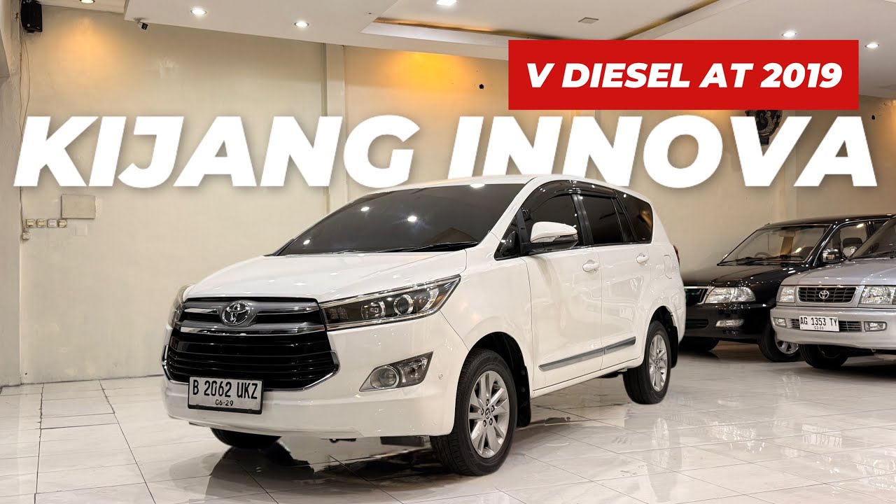DIJUAL - TOYOTA KIJANG INNOVA REBORN V DIESEL AT 2019 - WARNA PUTIH METALIK