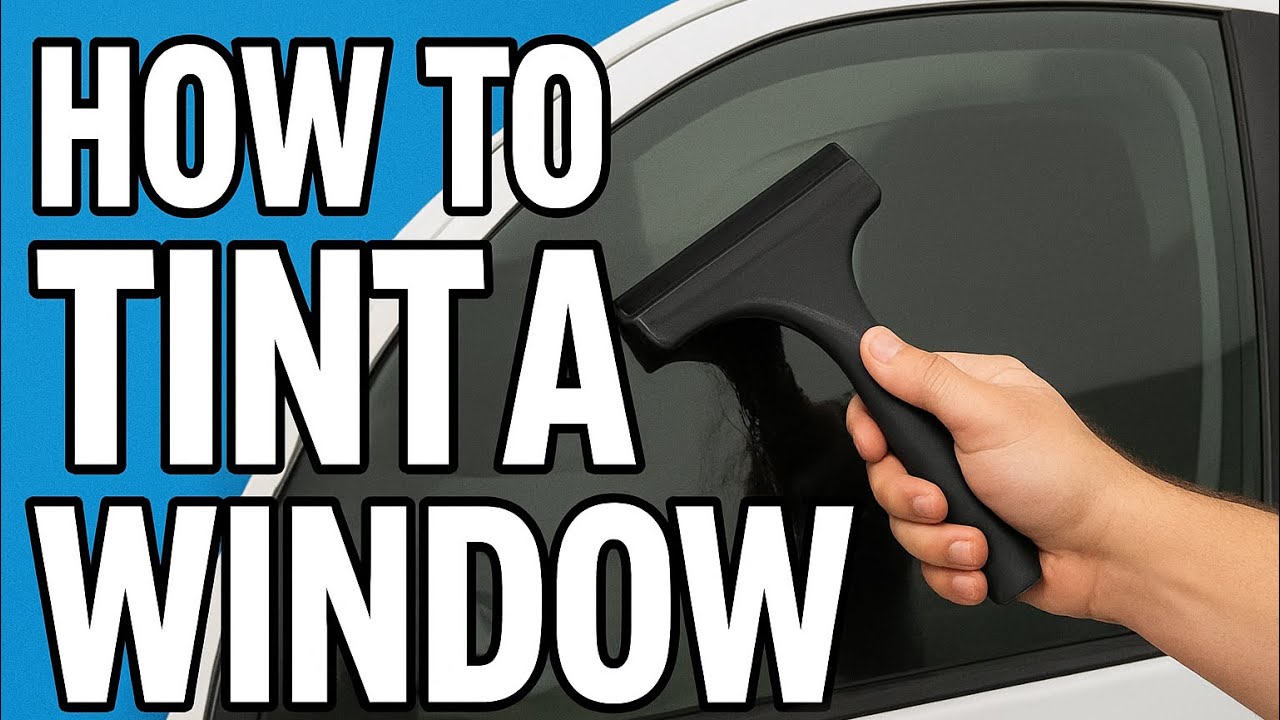 HOW TO TINT A WINDOW..