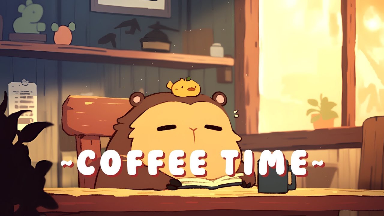 Lofi Capybara Radio | Calm Music for Focus & Study 🦫 🌙 📖