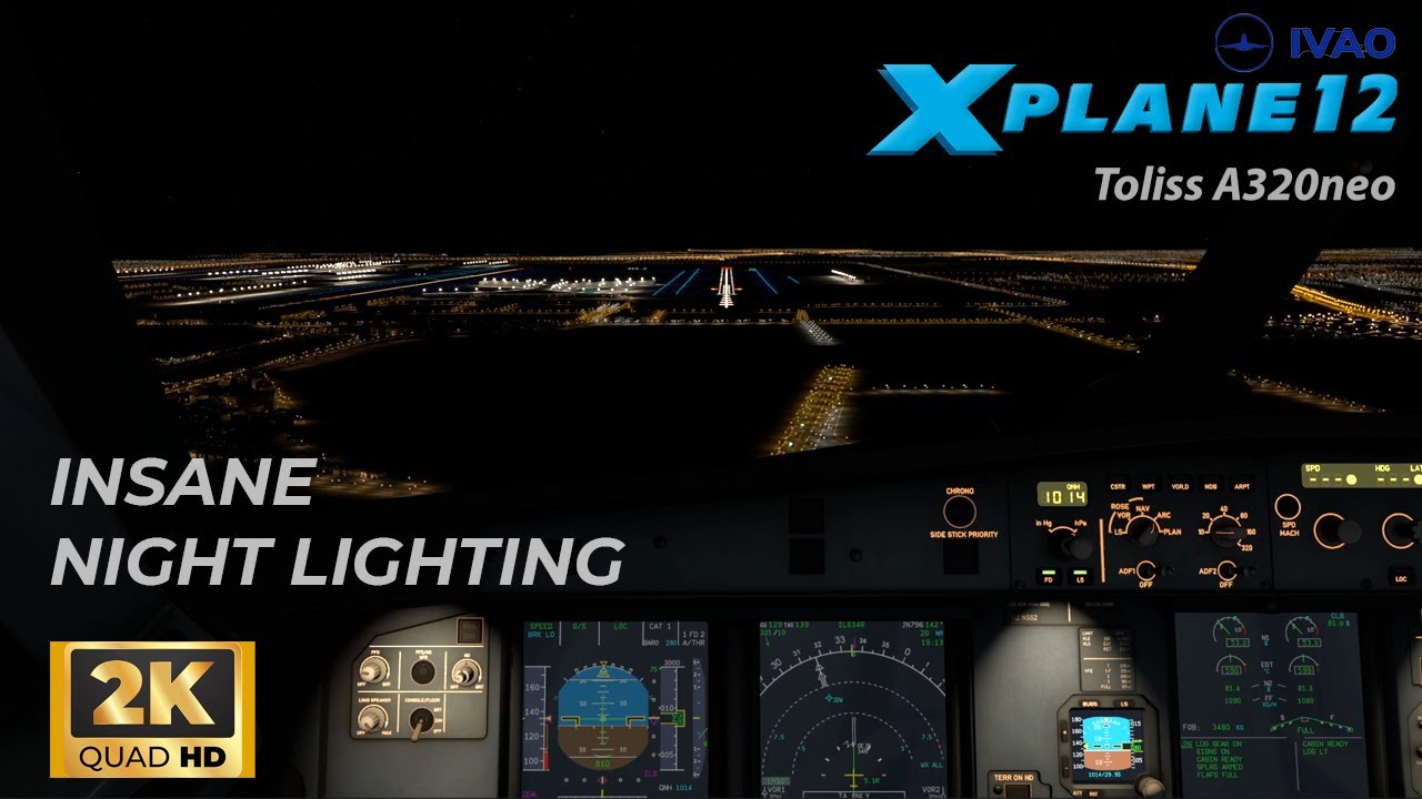 FLYNAS NIGHT LANDING IN JEDDAH | Toliss A320neo X-Plane 12