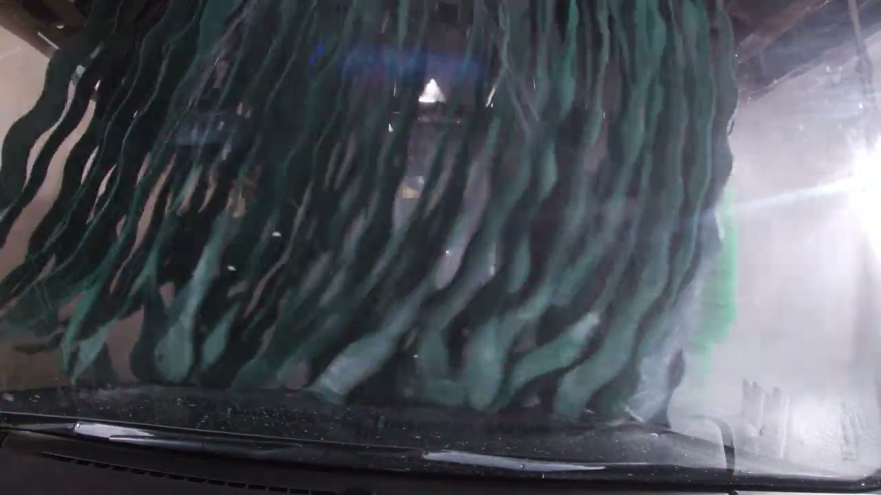 VINTAGE/RARE Filament Hanna Sherman Car Wash Tunnel - Carols Car Wash Hazel Park MI - Inside View