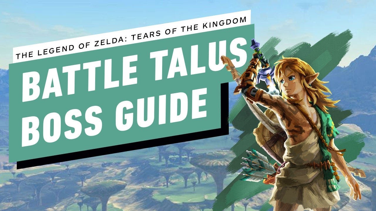The Legend of Zelda: Tears of the Kingdom - Battle Talus Miniboss Gameplay Walkthrough