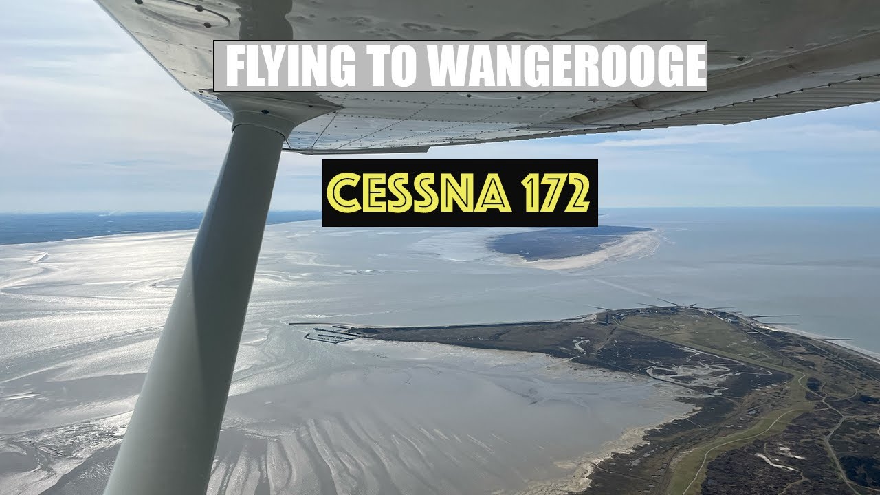 FLYING A CESSNA 172 TO WANGEROOGE (EDWG) |&nbsp;APPROACH & LANDING | D-EDVC
