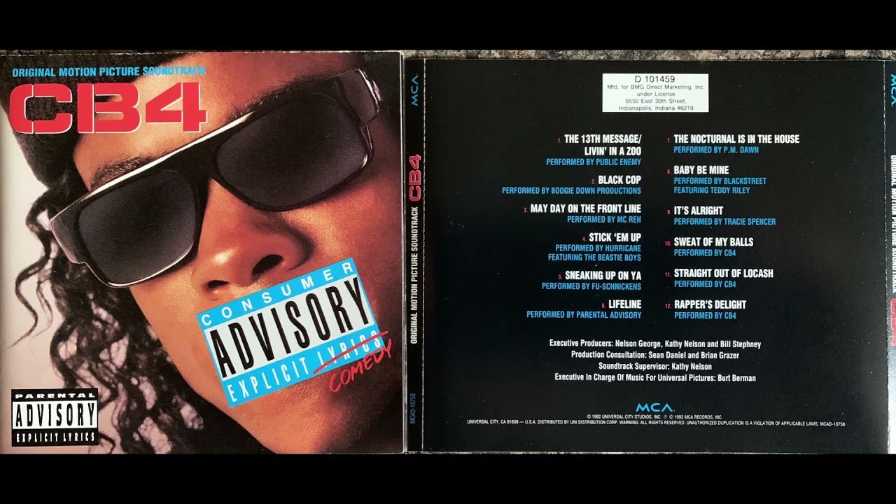 (10. CB4 aka Daddy O & Hi-C - Sweat Of My Balls - CHRIS ROCK CB4) Soundtrack N.W.A Eazy-E NWA Mc Ren