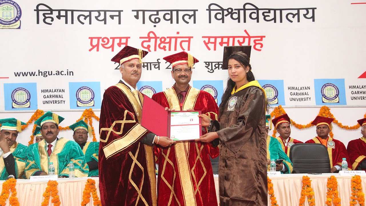 First Convocation Maharaja Agrasen Himalayan Garhwal University Uttarakhand | MAHGU