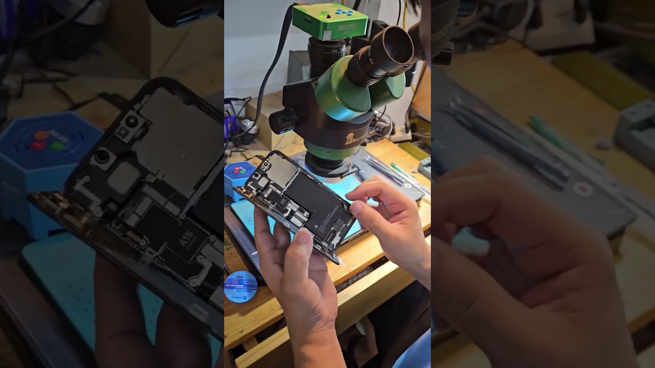 hướng dẫn fix xanh màn 13 pro câu dây