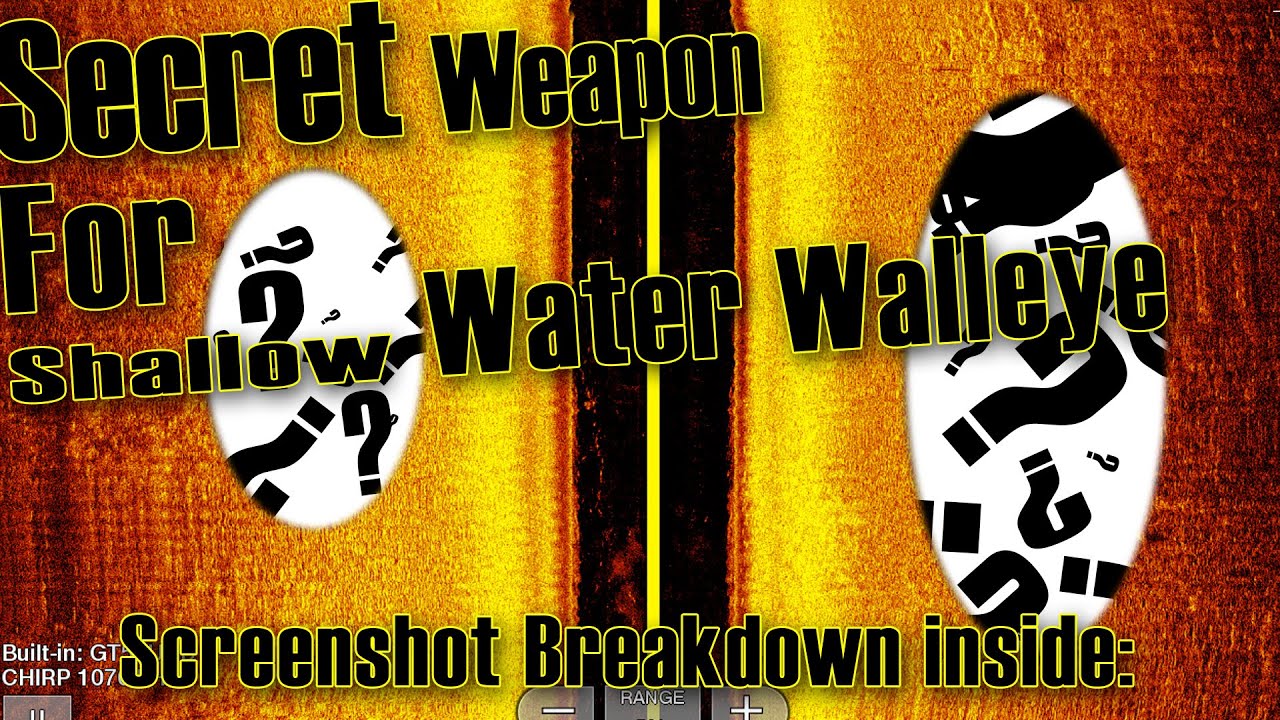 Secret Weapon for Shallow Fall Walleye??? - Screen-Shot Breakdown!!!!