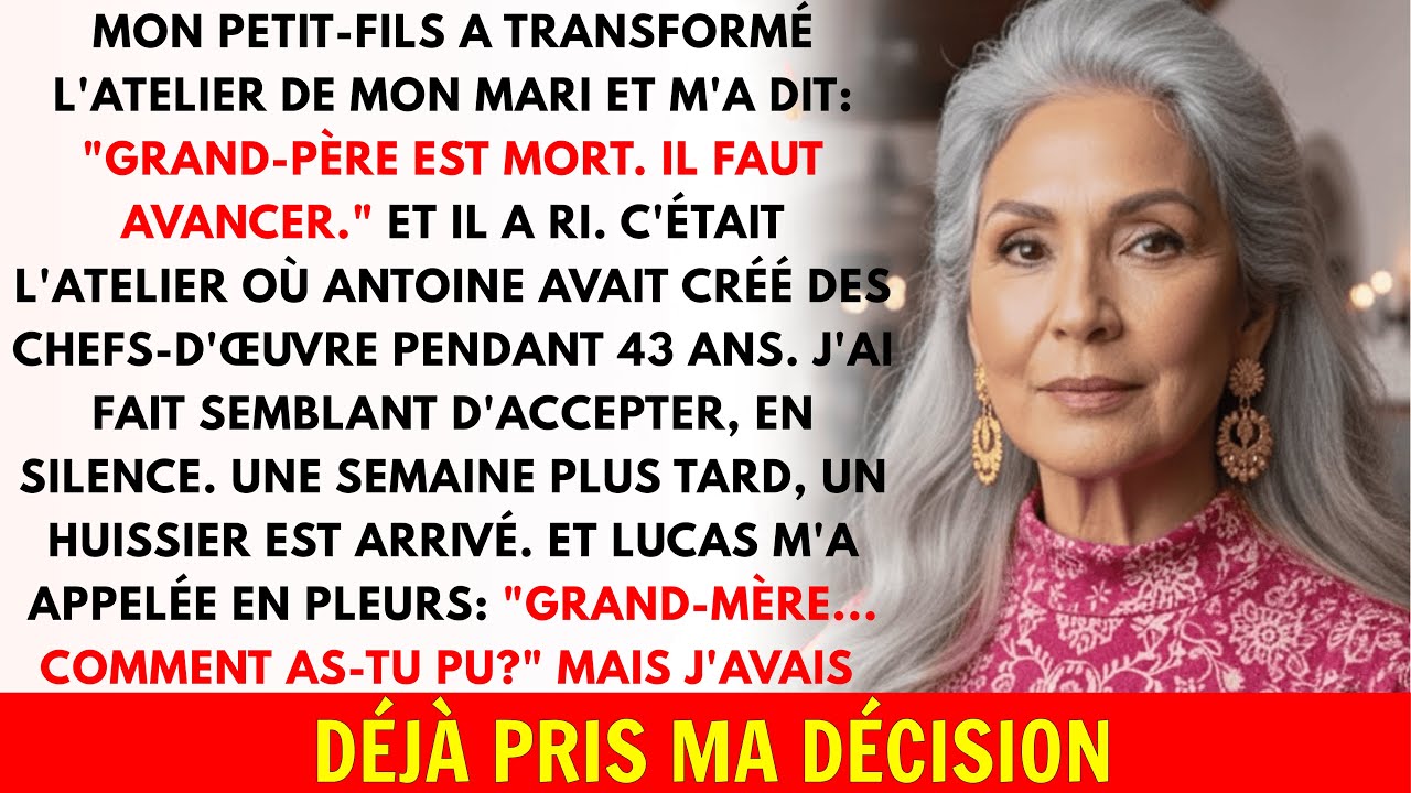 Mon Petit-Fils A Volé L'Atelier De Mon Mari Et S'Est Moqué De Moi, Alors J'ai Fait Quelque Chose...