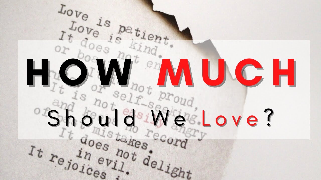 How Much Should We Love Each Other ? // Rob Rufus
