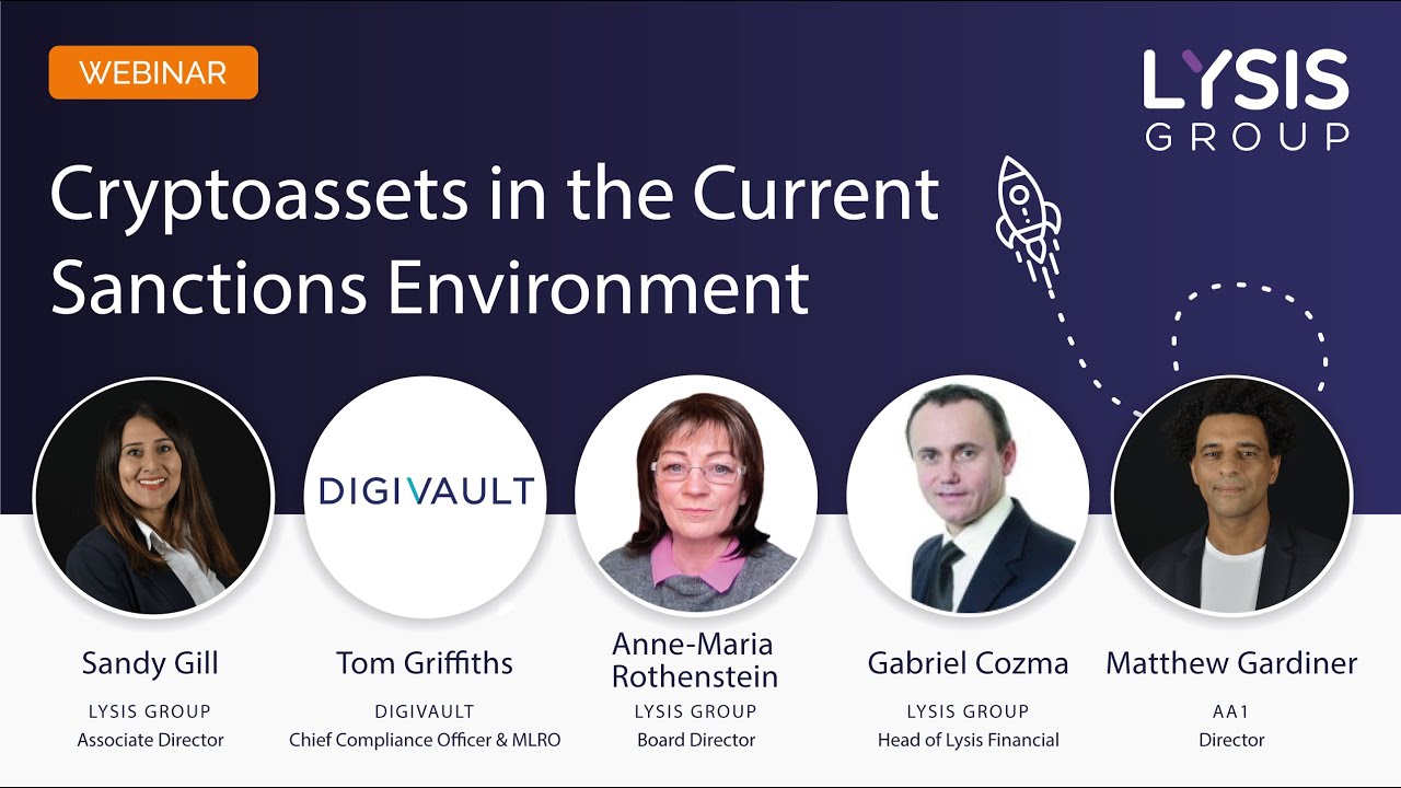 Cryptoassets in the current sanctions’ environment - webinar