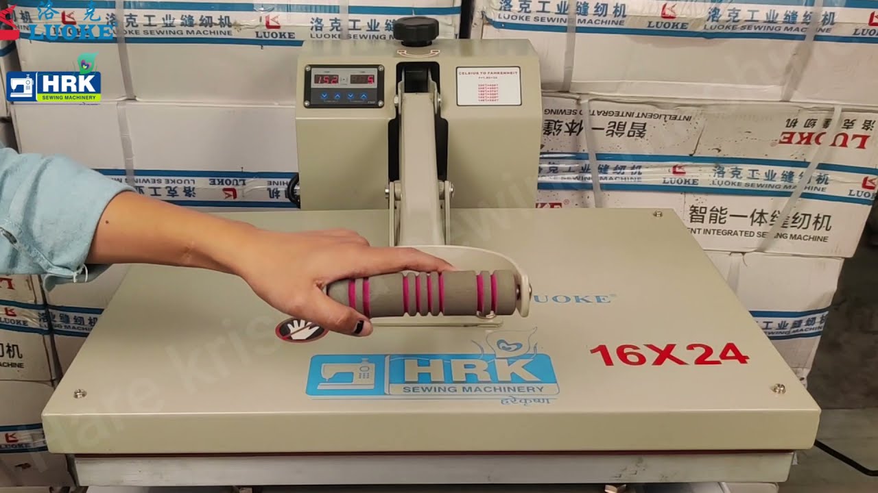 How to fix heat machine machine label and fit the spring | हीट मशीन मशीन का लेबल कैसे ठीक करें