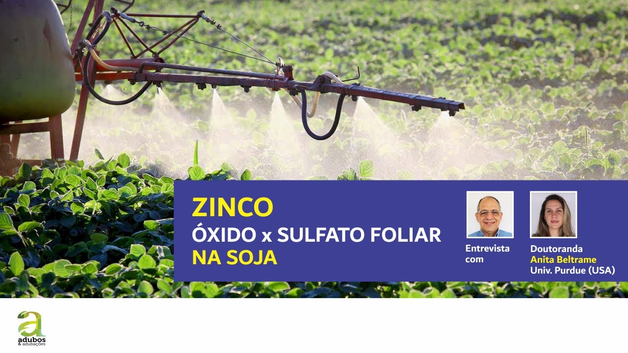 # 328 - ADUBAÇÃO FOLIAR - ÓXIDO X SULFATO DE ZINCO NA SOJA