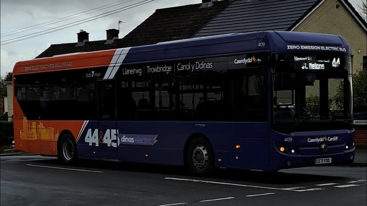 Onboard Cardiff Bus 409 on the 44 to St Mellons #cardiffbus #buses 