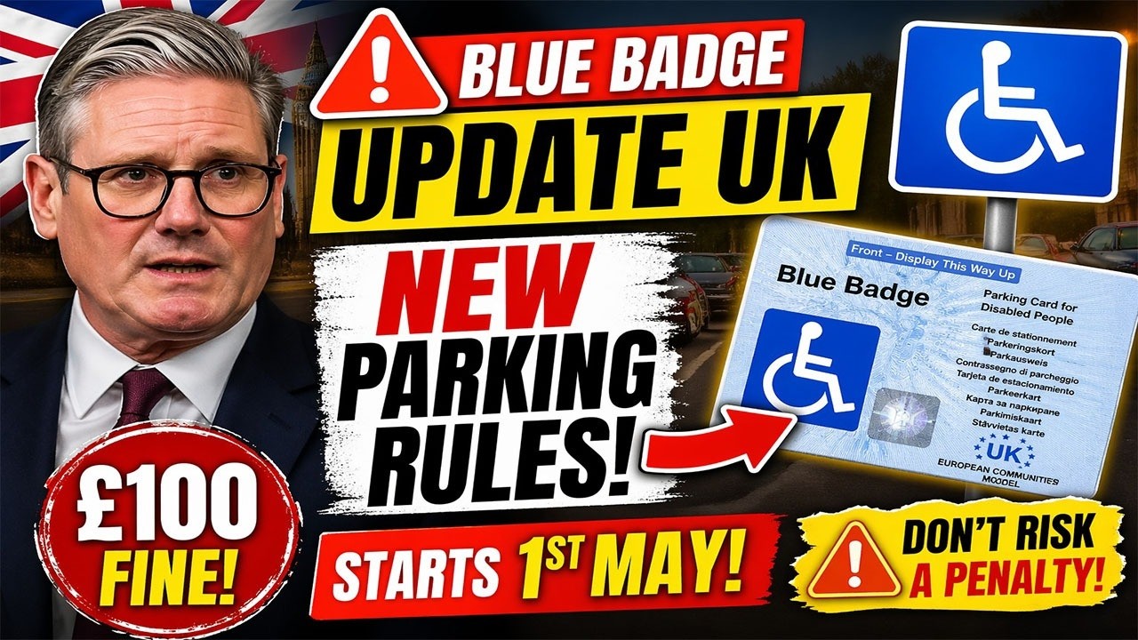 ⚠️ Обновление по Blue Badge в Великобритании: новые правила парковки с 1 мая &mdash; избегайте крупных ...