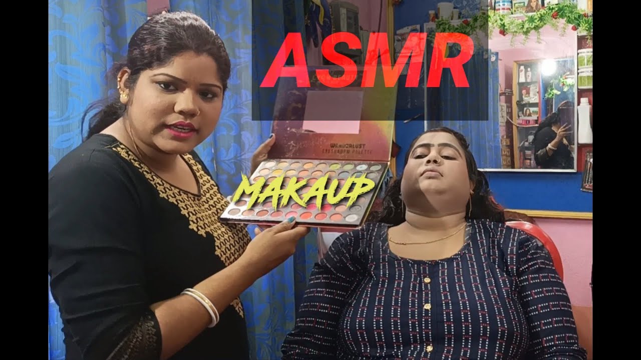 ASMR My Doing Makeup💄💄💄💄(Makeup Parlour)