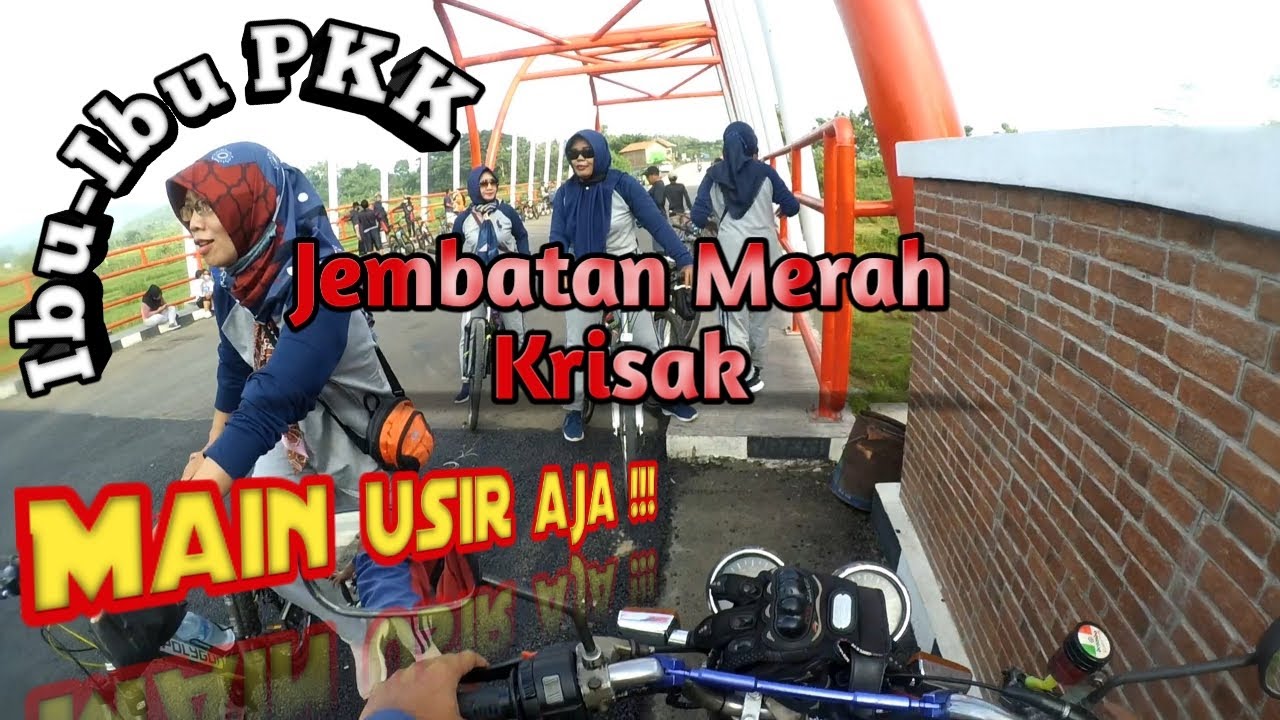 #wisatawonogiri #wisataindonesia #YRKI Wisata WONOGIRI ketemu ibu-ibu RIBUT !!!JEMBATAN MERAH KRISAK