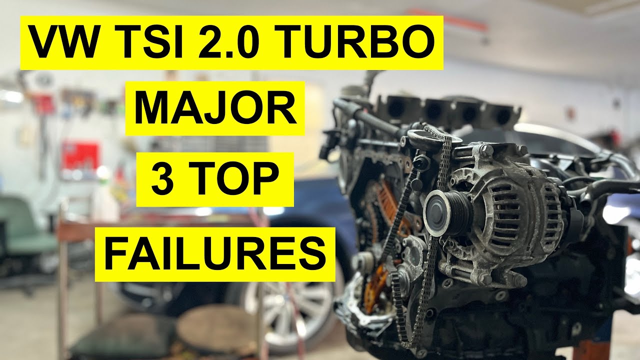 Двигатель VW TSI 2.0 Turbo — 3 главные неисправности