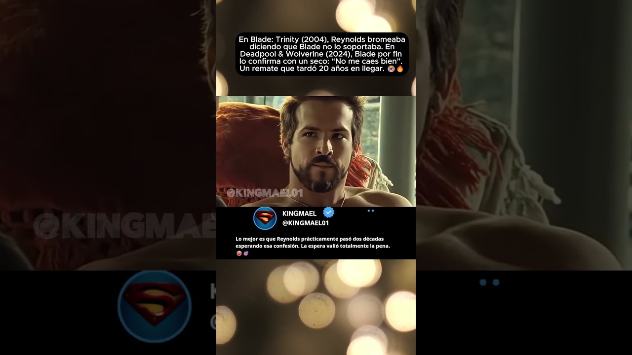 В фильмах «Блэйд: Троица» (2004) и «Дэдпул и Росомаха» (2024) шутка, на которую ушло 20 лет, нако...