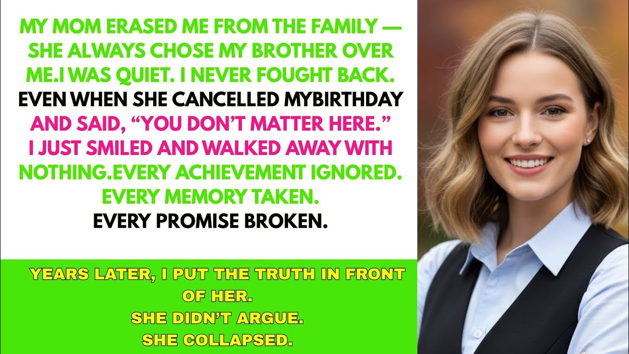 My Mom Replaced Me With My Brother — I Didn’t Fight Back, I Exposed Her