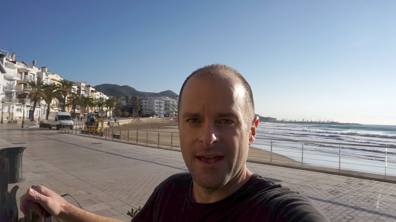 SITGES TO SANT PERE DE RIBES - JESSE WAUGH ART VLOG