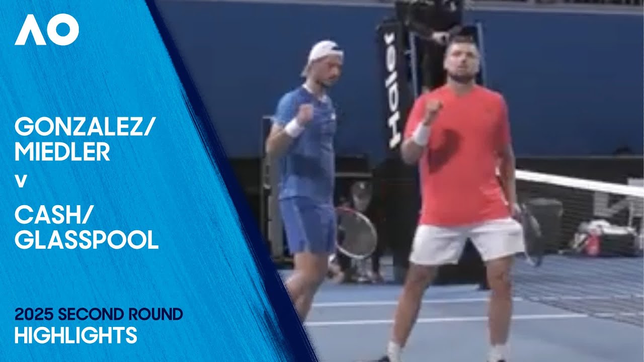 Gonzalez/Miedler v Cash/Glasspool Highlights | Australian Open 2025 Second Round