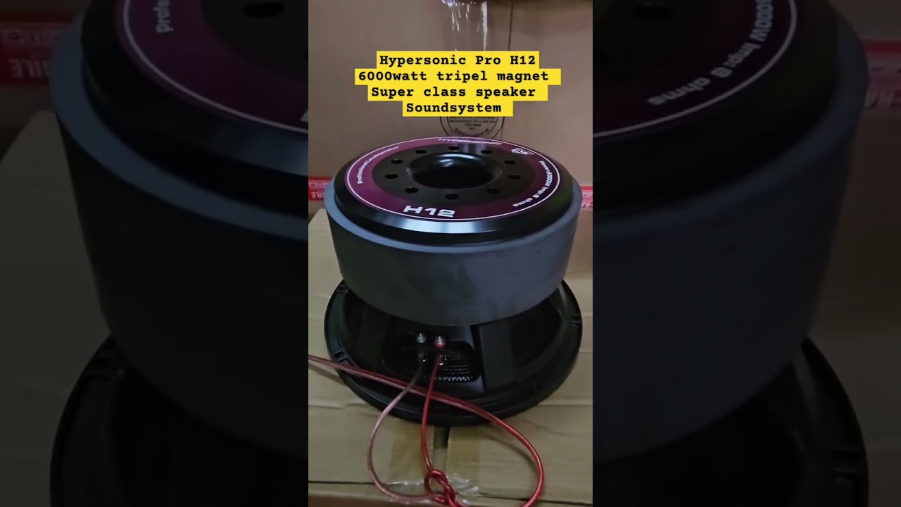 Hypersonic H12 Carbon Speaker Sound #sound #speaker #dj