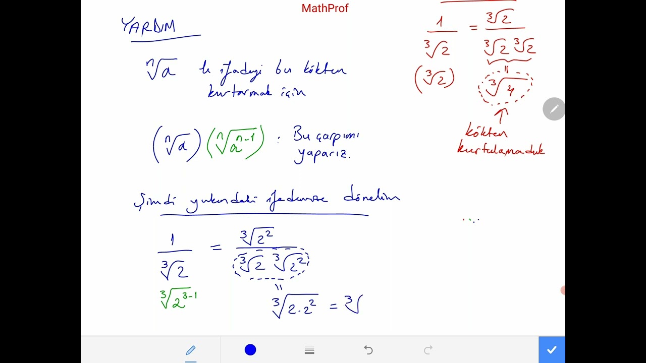 Kalkülüs Hazırlık, Köklü Sayılar III ve Eşlenik İfadeler