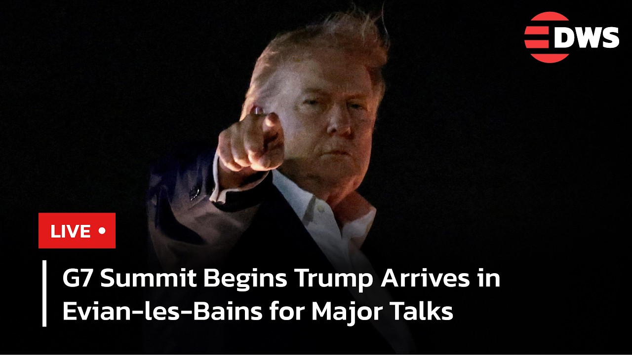 LIVE: Donald Trump Arrives for G7 Summit in Evian-les-Bains France Today | DWS News | AC14