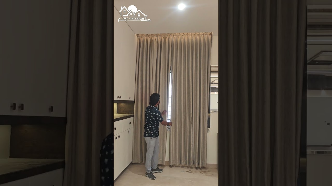 Dubai Style Curtains & Blinds | Guest House Work in Jaggaiahpet