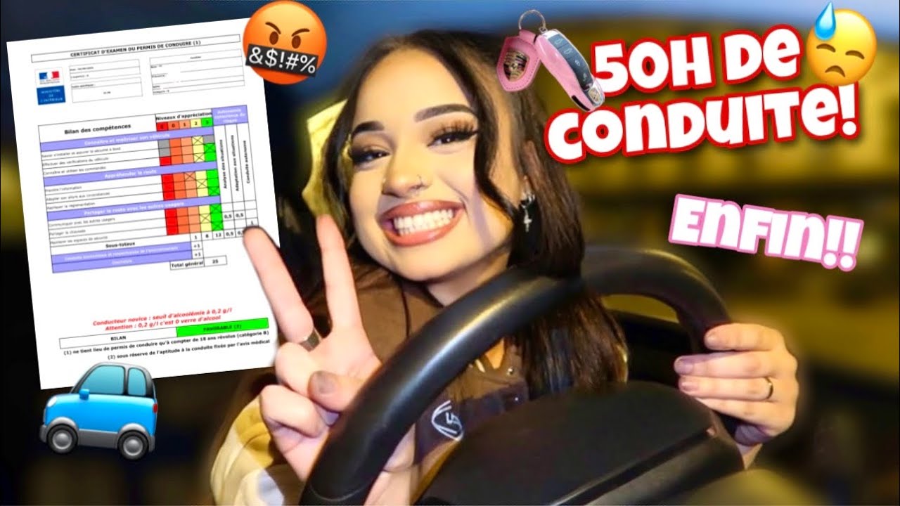 J’AI EU LE PERMIS APRÈS 50H DE CONDUITE: STORYTIME & CONSEILS (mdddrrr vous aller halluciner!!)