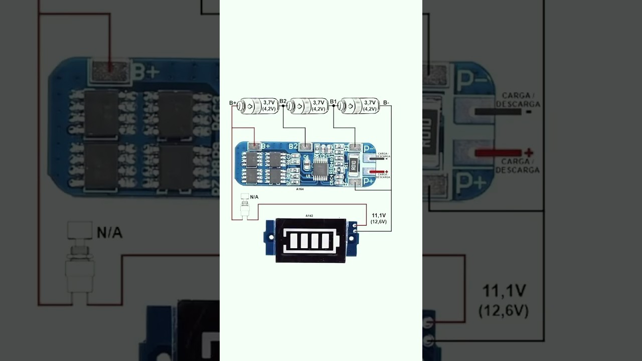 ¿Cómo alimentar una tira #LED de 12V con #baterias recargables? | #LaElectronicaGT  #electronica