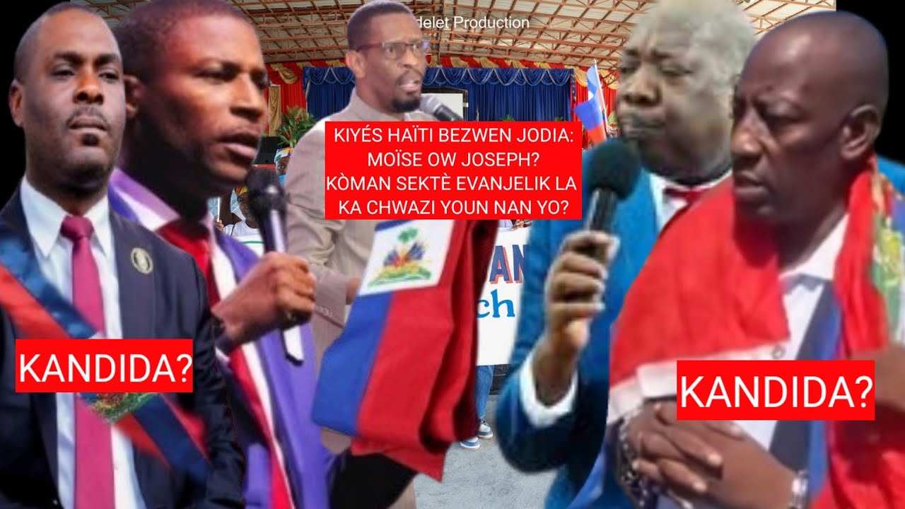 Pastè Moise Joseph kandida? Kiyès Bishop Grégory ak souf pou Haiti ta dwe sipòte:  Maxo ow Moise?