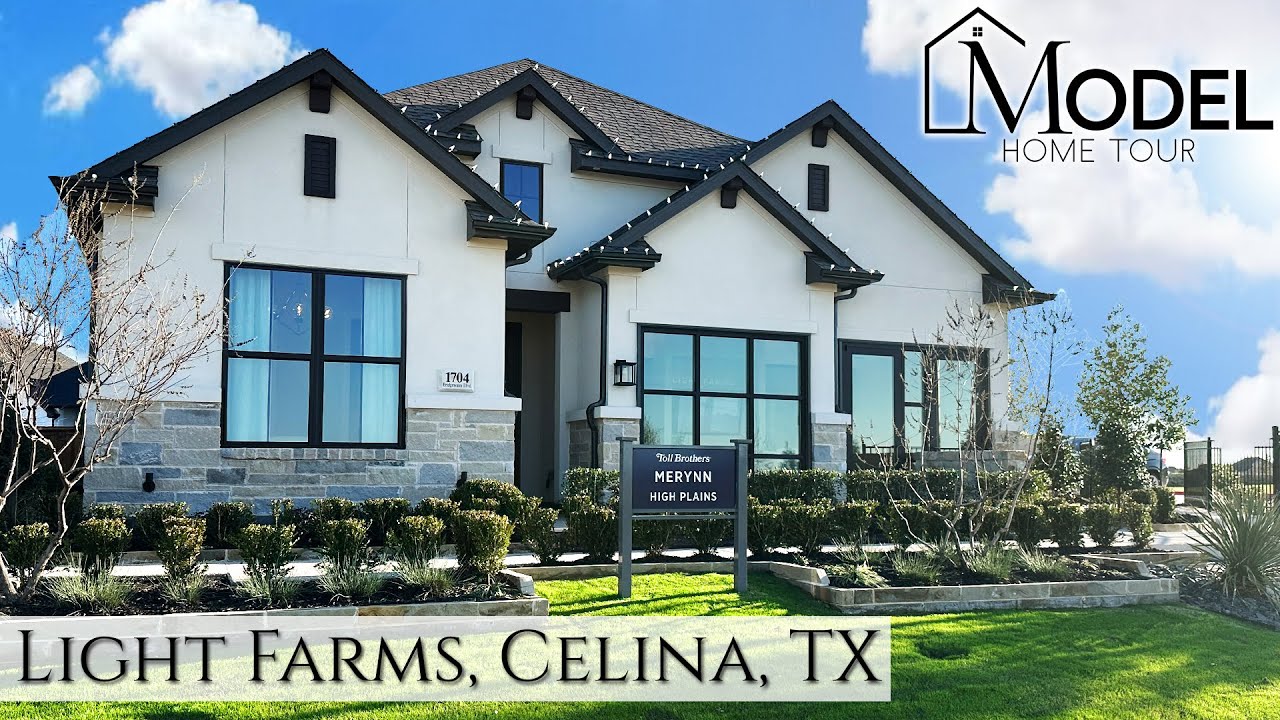 New Construction Homes in Dallas  - Model Home Tour Toll Brothers Light Farms Celina, TX