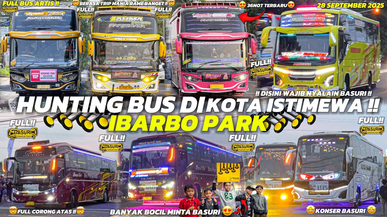 HEBOH‼️ KUMPULAN BUS TELOLET TERBARU DI JOGJA BANYAK ARTIS BUS!! FULL BASURI CORONG ATAS 🥳🤯