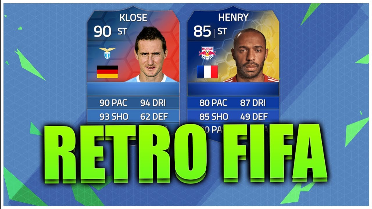 RETRO FIFA!!! AWESOME CLUB AND EXTINCT PLAYERS!!! 99 HEADING KLOSE
