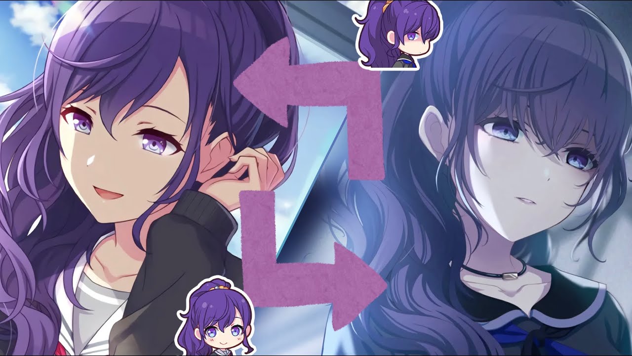 【プロセカ】いい子のまふゆと素のまふゆを交互に見る。