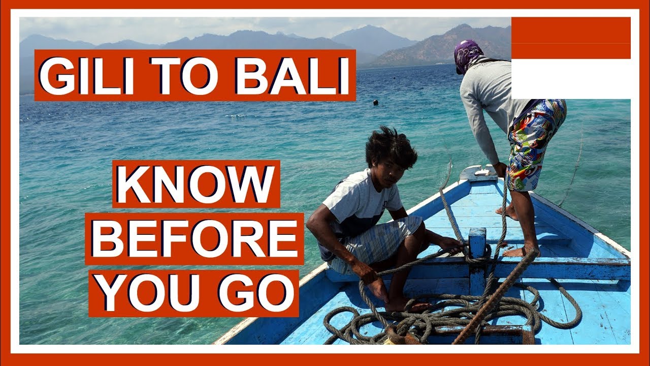 Gili Fast Boat: How to Get from Gili to Bali (Ubud) Travel Tips
