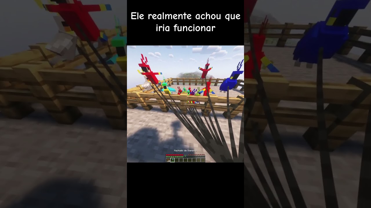 Isso acontece se voc&ecirc; usar MUITOS papagaios pra planar no Minecraft