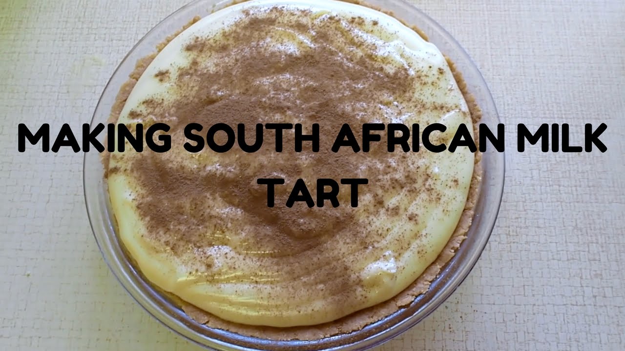 Making of the milk tart